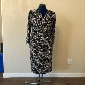 Talbots faux wrap dress